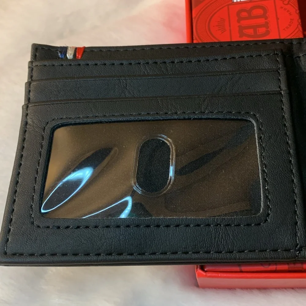 BUDWEISER Black Wallet & Beanie Gift Set NWT